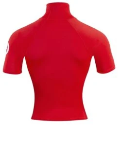 Two Bare Feet Adults Short Sleeve Rash Vest (Red) 12 Two Bare Feet Adults Short Sleeve Rash Vest (Red) -Surfboards Sales mens short sleeve red 5