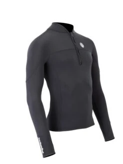 Two Bare Feet Mens Thermal Quarter Zip Watersports Fleece -Surfboards Sales mens thermal quarter zip watersports fleece black 8