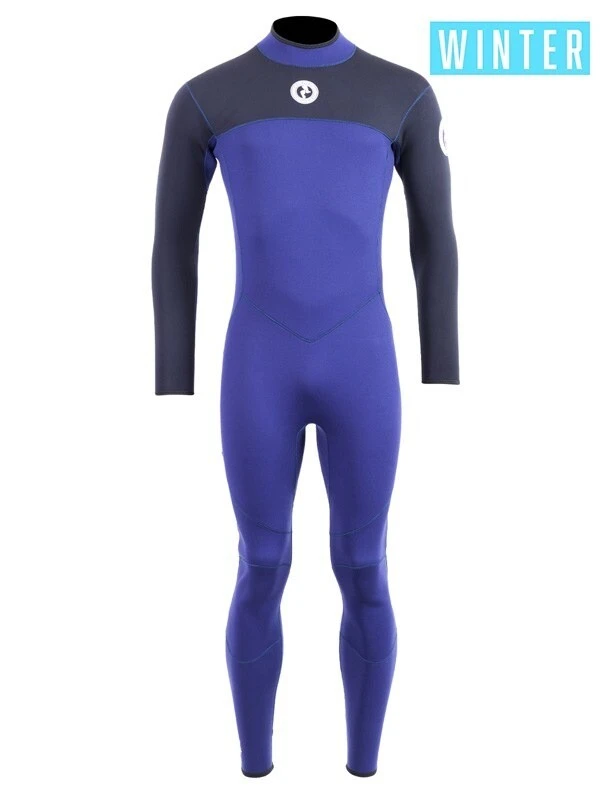 Two Bare Feet Thunderclap 4/3mm Mens Winter Wetsuit (Navy) 1 Two Bare Feet Thunderclap 4/3mm Mens Winter Wetsuit (Navy)