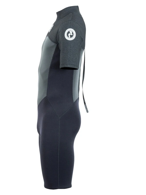 Two Bare Feet Thunderclap Pro 3/2mm Mens Shorty Wetsuit (Black/Dark Grey) 3 Two Bare Feet Thunderclap Pro 3/2mm Mens Shorty Wetsuit (Black/Dark Grey) - Image 3