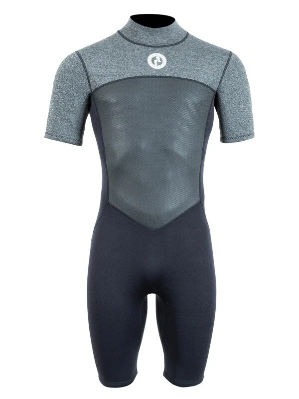 Two Bare Feet Thunderclap Pro 3/2mm Mens Shorty Wetsuit (Black/Delta Grey) 1 Two Bare Feet Thunderclap Pro 3/2mm Mens Shorty Wetsuit (Black/Delta Grey)