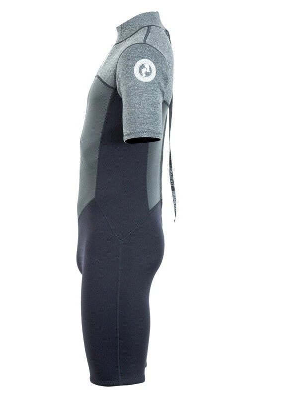 Two Bare Feet Thunderclap Pro 3/2mm Mens Shorty Wetsuit (Black/Delta Grey) 3 Two Bare Feet Thunderclap Pro 3/2mm Mens Shorty Wetsuit (Black/Delta Grey) - Image 3