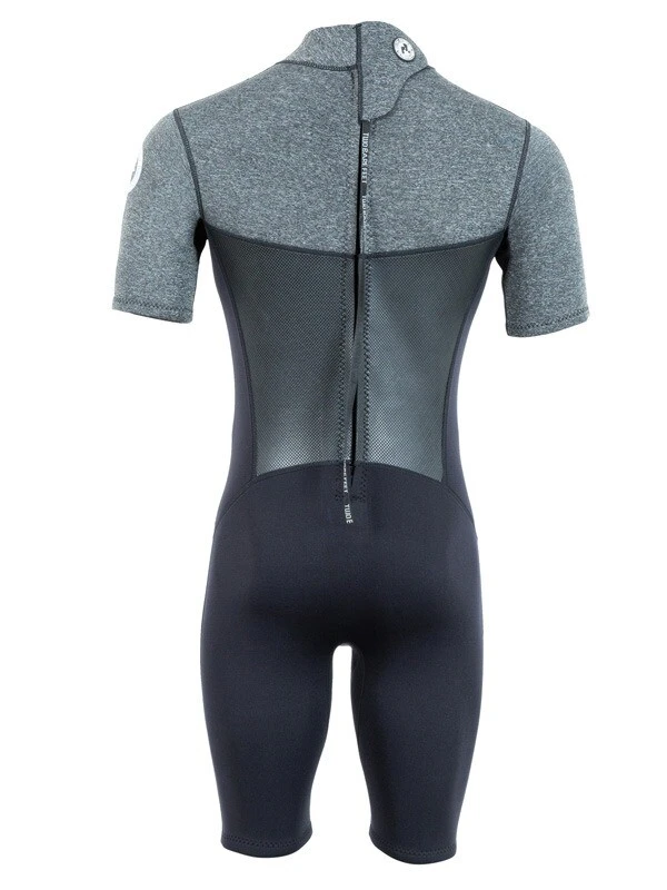 Two Bare Feet Thunderclap Pro 3/2mm Mens Shorty Wetsuit (Black/Delta Grey) 5 Two Bare Feet Thunderclap Pro 3/2mm Mens Shorty Wetsuit (Black/Delta Grey) - Image 5