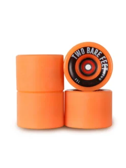 Sessions 78A Longboard Skateboard Wheels (70mm Orange) With Two Bare Feet Pro Series 7 Bearings 7 Sessions 78A Longboard Skateboard Wheels (70mm Orange) With Two Bare Feet Pro Series 7 Bearings -Surfboards Sales orange stacked 2