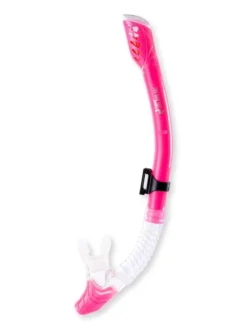 Pro Dive Series Dry Top Silicone Snorkel (Pink)