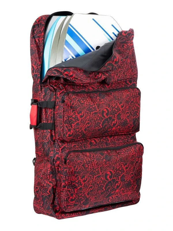 44" Quad Bodyboard Bag (Red Classic Pattern) 3 44" Quad Bodyboard Bag (Red Classic Pattern) - Image 3