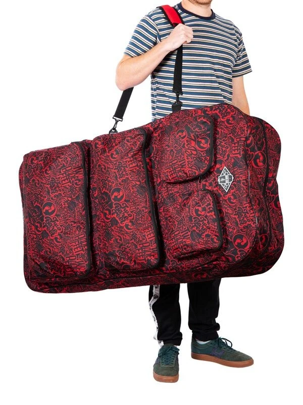 44" Quad Bodyboard Bag (Red Classic Pattern) 4 44" Quad Bodyboard Bag (Red Classic Pattern) - Image 4