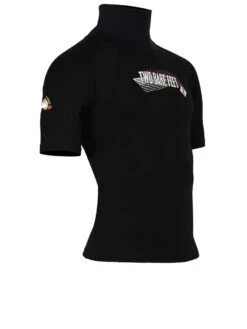 Two Bare Feet Adults Thermal Short Sleeve Rash Vest (Black) -Surfboards Sales rash vest short sleeve black 8