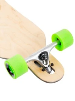 Two Bare Feet Santa Maria 42in Canadian Maple Longboard Skateboard Complete (Green Wheels) -Surfboards Sales santa maria green 6