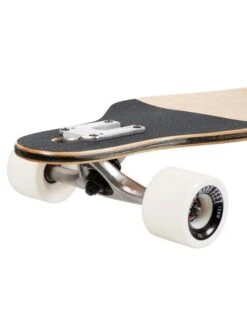 Two Bare Feet Santa Maria 42in Canadian Maple Longboard Skateboard Complete (White Wheels) -Surfboards Sales santa maria white 5