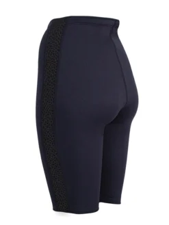 Two Bare Feet Womens Silicone Print Series 2.5mm Neoprene Wetsuit Shorts (Black) -Surfboards Sales silicone series black 4 1