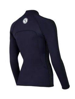 Two Bare Feet Womens Silicone Print Series Full Zip 2.5mm Wetsuit Jacket (Black) -Surfboards Sales silicone series jacket black 6