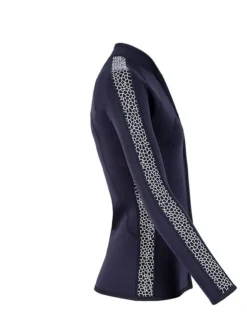 Two Bare Feet Womens Silicone Print Series Full Zip 2.5mm Wetsuit Jacket (Black/White) -Surfboards Sales silicone series jacket white 7