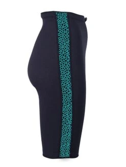 Two Bare Feet Womens Silicone Print Series 2.5mm Neoprene Wetsuit Shorts (Black/Mint) -Surfboards Sales silicone series mint 7 2