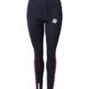Two Bare Feet Womens Silicone Print Series 2.5mm Neoprene Wetsuit Pants (Black/Raspberry)