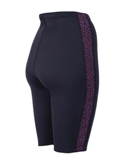 Two Bare Feet Womens Silicone Print Series 2.5mm Neoprene Wetsuit Shorts (Black/Raspberry) -Surfboards Sales silicone series raspberry 6 1