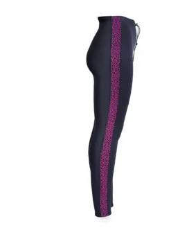 Two Bare Feet Womens Silicone Print Series 2.5mm Neoprene Wetsuit Pants (Black/Raspberry) -Surfboards Sales silicone series raspberry 7