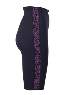 Two Bare Feet Womens Silicone Print Series 2.5mm Neoprene Wetsuit Shorts (Black/Raspberry) -Surfboards Sales silicone series raspberry 7 1