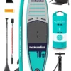Two Bare Feet Sport Air (Allround XL) 10'10" X 33" X 6" Inflatable SUP Ultimate Pack (Teal)