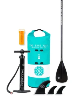Two Bare Feet Sport Air (Allround XL) 10'10" X 33" X 6" Inflatable SUP Starter Pack (Teal) 12 Two Bare Feet Sport Air (Allround XL) 10'10" X 33" X 6" Inflatable SUP Starter Pack (Teal) -Surfboards Sales starter teal 1