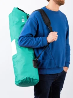Two Bare Feet 30 Litre Waterproof Dry Bag / Inflatable Bodyboard Carry Bag (Teal) -Surfboards Sales teal 30l model 2