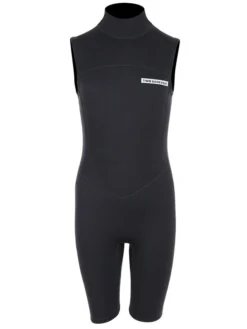 Two Bare Feet Thunderclap 2.5mm Junior Sleeveless Shorty Wetsuit (Black)