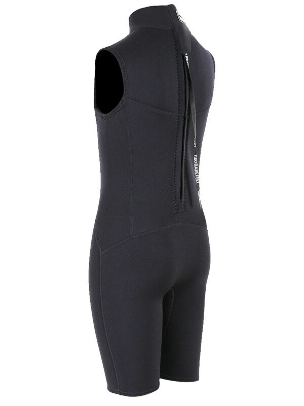 Two Bare Feet Thunderclap 2.5mm Junior Sleeveless Shorty Wetsuit (Black) 4 Two Bare Feet Thunderclap 2.5mm Junior Sleeveless Shorty Wetsuit (Black) - Image 4