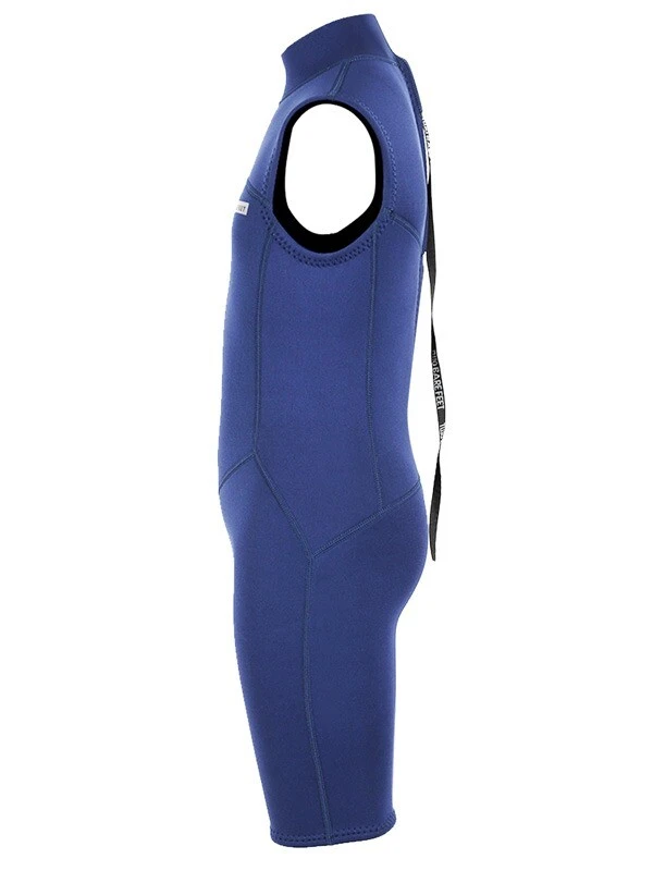 Two Bare Feet Thunderclap 2.5mm Junior Sleeveless Shorty Wetsuit (Navy) 3 Two Bare Feet Thunderclap 2.5mm Junior Sleeveless Shorty Wetsuit (Navy) - Image 3
