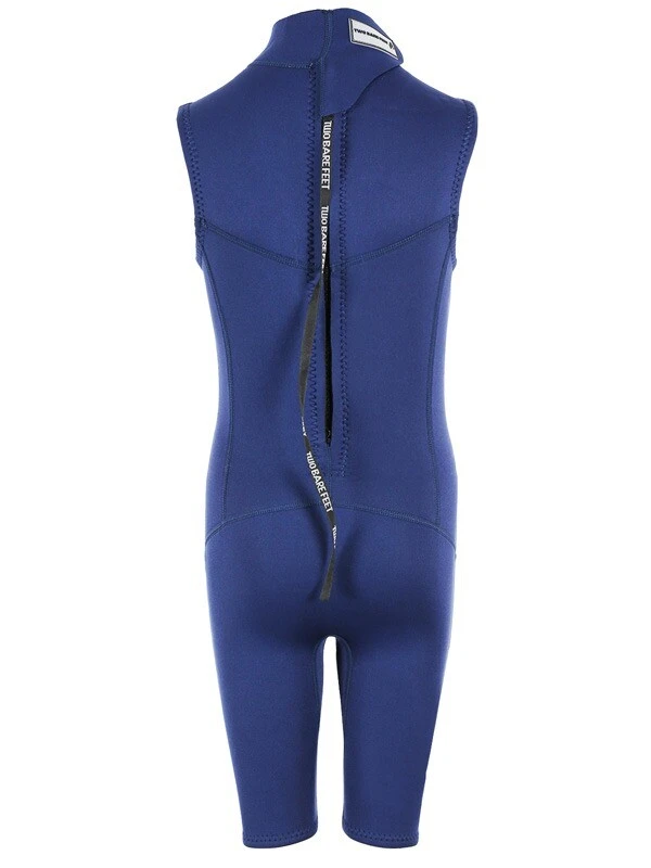 Two Bare Feet Thunderclap 2.5mm Junior Sleeveless Shorty Wetsuit (Navy) 5 Two Bare Feet Thunderclap 2.5mm Junior Sleeveless Shorty Wetsuit (Navy) - Image 5