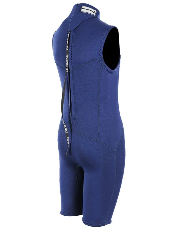 Two Bare Feet Thunderclap 2.5mm Junior Sleeveless Shorty Wetsuit (Navy) 6 Two Bare Feet Thunderclap 2.5mm Junior Sleeveless Shorty Wetsuit (Navy) - Image 6
