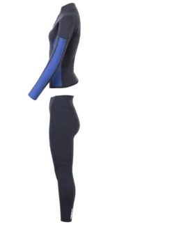 Two Bare Feet Unisex Perspective Half Zip 2.5mm Wetsuit Jacket & Pants Set (Black/Blue) 11 Two Bare Feet Unisex Perspective Half Zip 2.5mm Wetsuit Jacket & Pants Set (Black/Blue) -Surfboards Sales uhlqcb 4 1