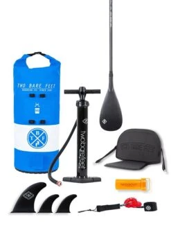 Two Bare Feet Sport Air (Allround) 10'6" X 33" X 4.75" Inflatable SUP Ultimate Pack (Blue) -Surfboards Sales ultimate blue