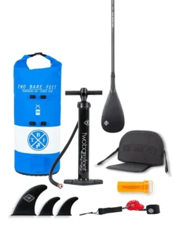 Two Bare Feet Sport Air (Touring) 12'0" X 33" X 6" Inflatable SUP Ultimate Pack (Blue) -Surfboards Sales ultimate blue 2