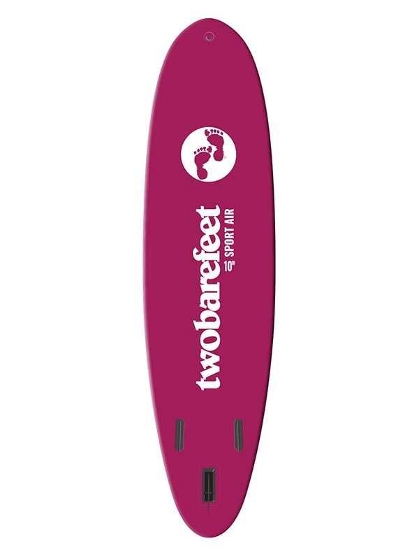 Two Bare Feet Sport Air (Allround XL) 10'10" X 33" X 6" Inflatable SUP Deluxe Carbon Hybrid Pack (Raspberry) 2 Two Bare Feet Sport Air (Allround XL) 10'10" X 33" X 6" Inflatable SUP Deluxe Carbon Hybrid Pack (Raspberry) - Image 2