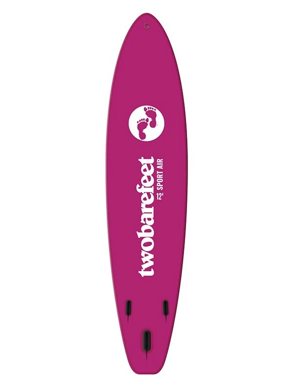 Two Bare Feet Sport Air (Touring) 12'0" X 33" X 6" Inflatable SUP Starter Pack (Raspberry) 2 Two Bare Feet Sport Air (Touring) 12'0" X 33" X 6" Inflatable SUP Starter Pack (Raspberry) - Image 2