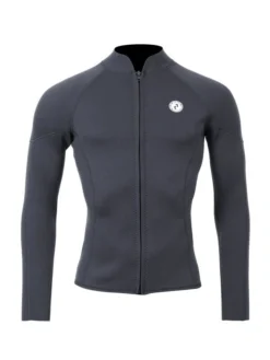 Two Bare Feet Perspective Full Zip 2.5mm Wetsuit Jacket (Black)