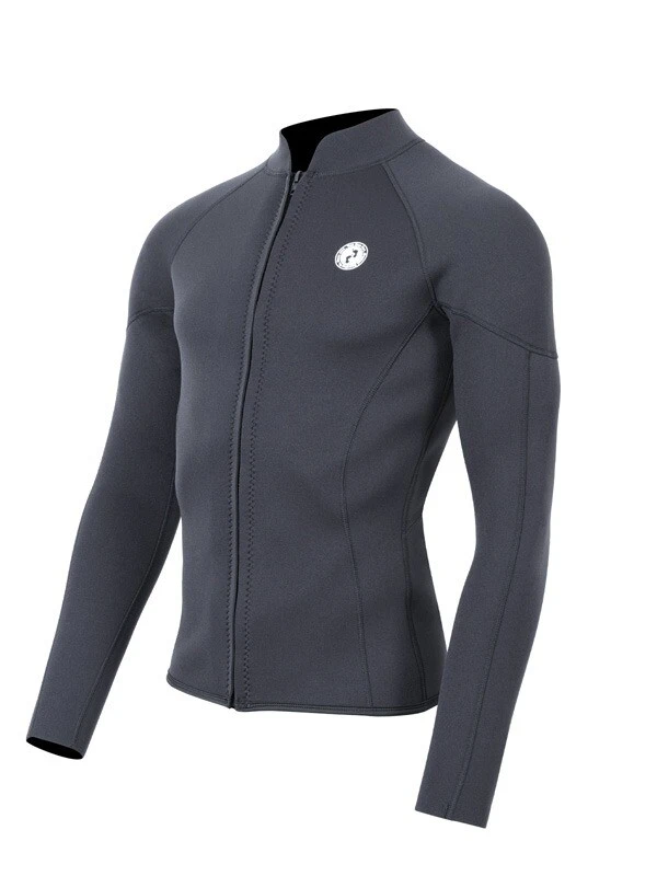 Two Bare Feet Perspective Full Zip 2.5mm Wetsuit Jacket (Black) 2 Two Bare Feet Perspective Full Zip 2.5mm Wetsuit Jacket (Black) - Image 2