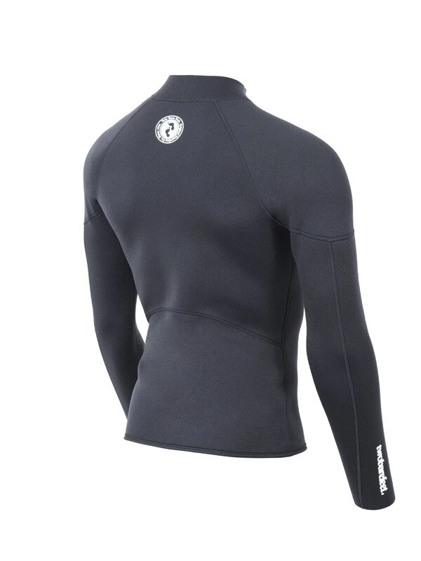 Two Bare Feet Perspective Full Zip 2.5mm Wetsuit Jacket (Black) 6 Two Bare Feet Perspective Full Zip 2.5mm Wetsuit Jacket (Black) - Image 6