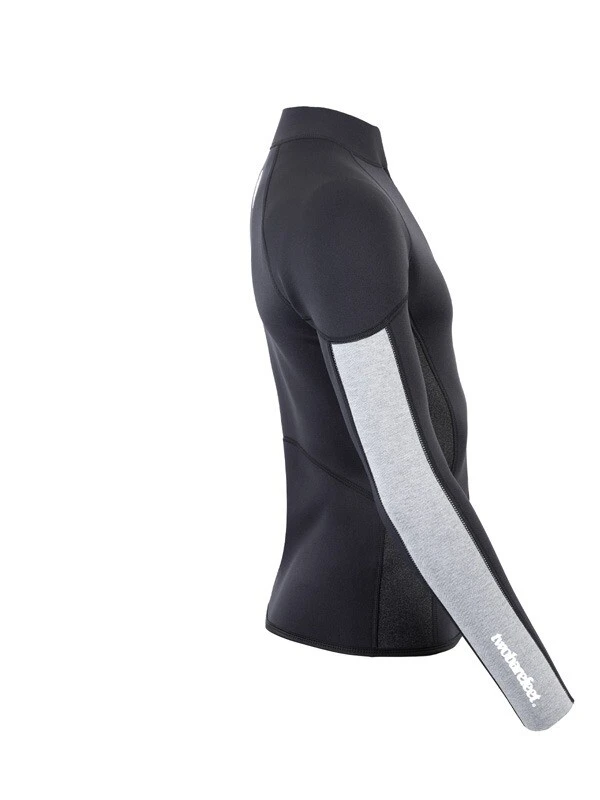 Two Bare Feet Perspective Full Zip 2.5mm Wetsuit Jacket (Black/Grey/Grey) 7 Two Bare Feet Perspective Full Zip 2.5mm Wetsuit Jacket (Black/Grey/Grey) - Image 7
