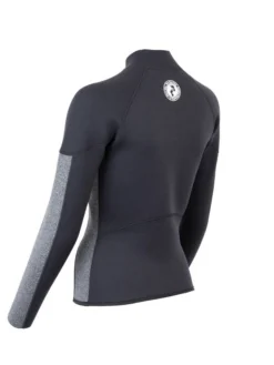 Two Bare Feet Unisex Perspective Half Zip 2.5mm Wetsuit Jacket (Black/Grey) 11 Two Bare Feet Unisex Perspective Half Zip 2.5mm Wetsuit Jacket (Black/Grey) -Surfboards Sales unisex perspective half zip jacket black delta 4 6