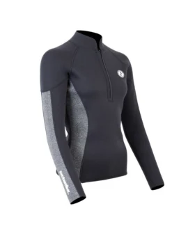 Two Bare Feet Unisex Perspective Half Zip 2.5mm Wetsuit Jacket (Black/Grey) 15 Two Bare Feet Unisex Perspective Half Zip 2.5mm Wetsuit Jacket (Black/Grey) -Surfboards Sales unisex perspective half zip jacket black delta 8 6