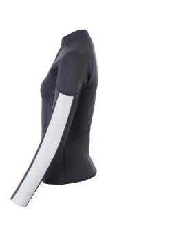 Two Bare Feet Unisex Perspective Half Zip 2.5mm Wetsuit Jacket (Black/Grey/Grey) -Surfboards Sales unisex perspective half zip jacket black grey grey 3