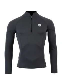 Two Bare Feet Perspective Half Zip 2.5mm Wetsuit Jacket (Black)