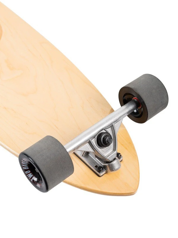 Two Bare Feet Valencia 44in Canadian Maple Longboard Skateboard Complete (Black Wheels) 6 Two Bare Feet Valencia 44in Canadian Maple Longboard Skateboard Complete (Black Wheels) - Image 6