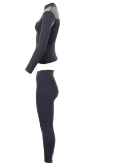 Two Bare Feet Womens Aspect Fleece Lined Zipless Thermal 2.5mm Superstretch Wetsuit Top & Pants Set (Black/Grey) 11 Two Bare Feet Womens Aspect Fleece Lined Zipless Thermal 2.5mm Superstretch Wetsuit Top & Pants Set (Black/Grey) -Surfboards Sales w8rqs7 y