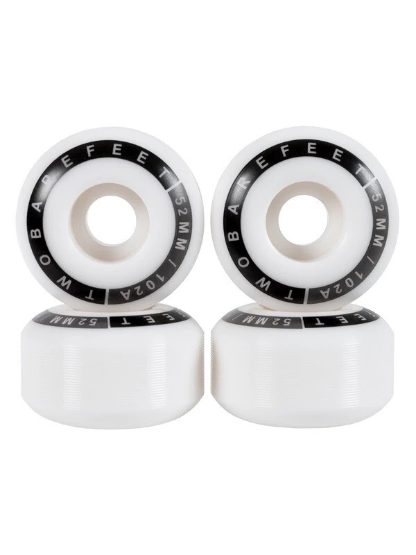 Two Bare Feet 52mm Classic Skateboard Wheels (102a) 1 Two Bare Feet 52mm Classic Skateboard Wheels (102a)