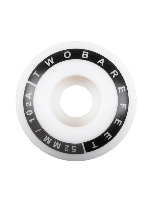 Two Bare Feet 52mm Classic Skateboard Wheels (102a) 2 Two Bare Feet 52mm Classic Skateboard Wheels (102a) - Image 2