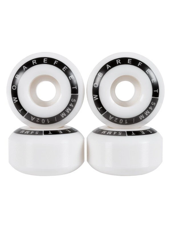 Two Bare Feet 54mm Classic Skateboard Wheels (102a) 1 Two Bare Feet 54mm Classic Skateboard Wheels (102a)