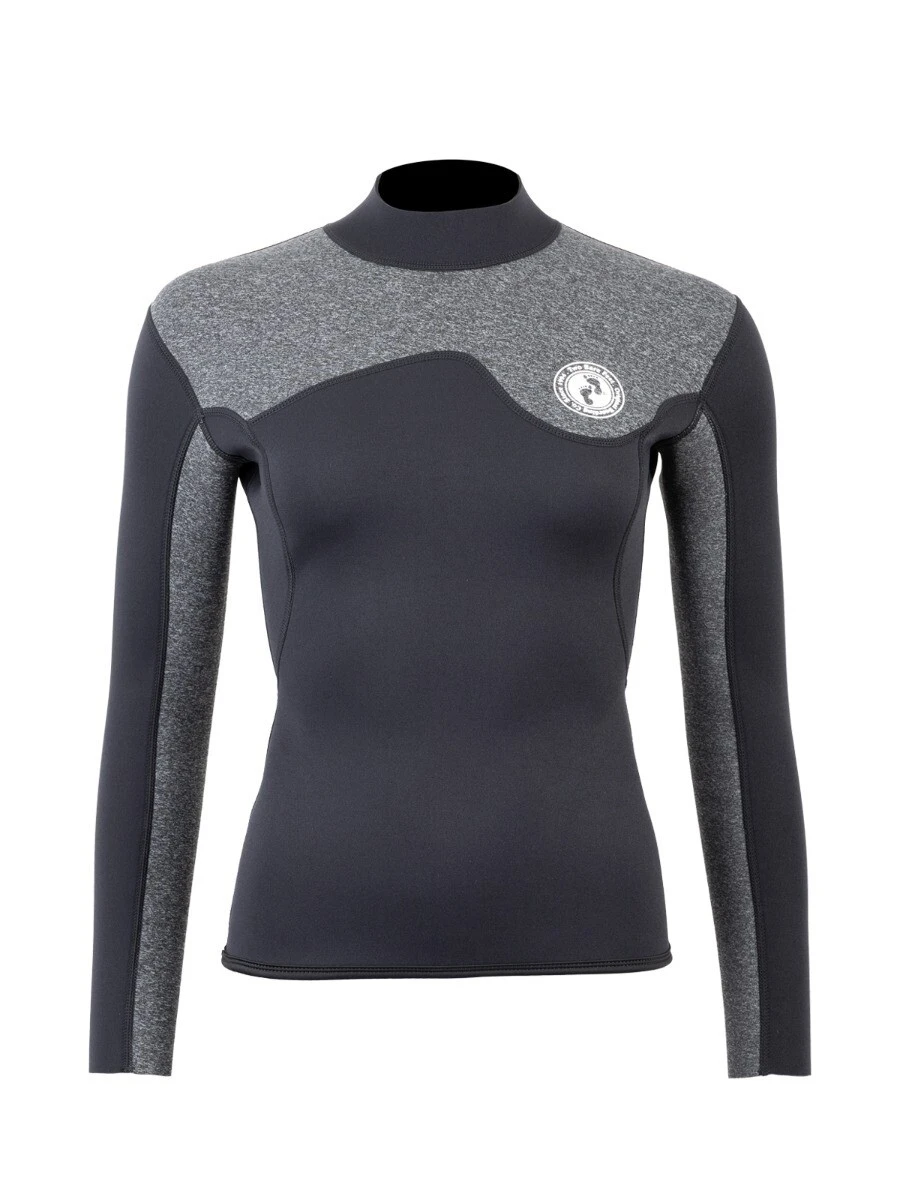 Two Bare Feet Womens Aspect Back Zip 2.5mm Wetsuit Jacket & Pants Set (Black/Grey) 5 Two Bare Feet Womens Aspect Back Zip 2.5mm Wetsuit Jacket & Pants Set (Black/Grey) - Image 5