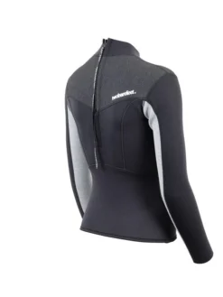 Two Bare Feet Womens Aspect Back Zip 2.5mm Wetsuit Jacket (Black/Grey/Grey) 13 Two Bare Feet Womens Aspect Back Zip 2.5mm Wetsuit Jacket (Black/Grey/Grey) -Surfboards Sales womens aspect back zip jacket black grey grey 6 1
